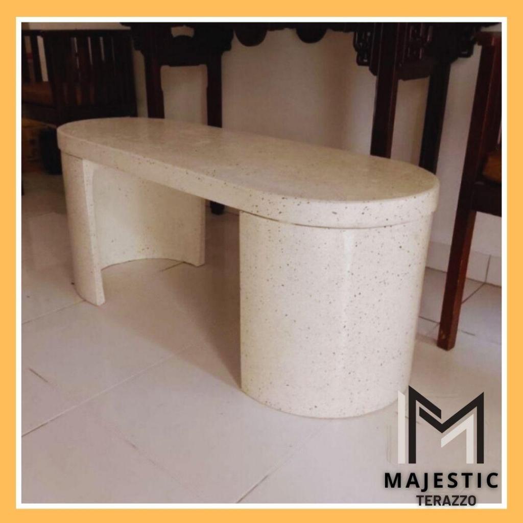 Bangku Teraso| Bangku Panjang Portable Outdoor by Majestic Terazzo