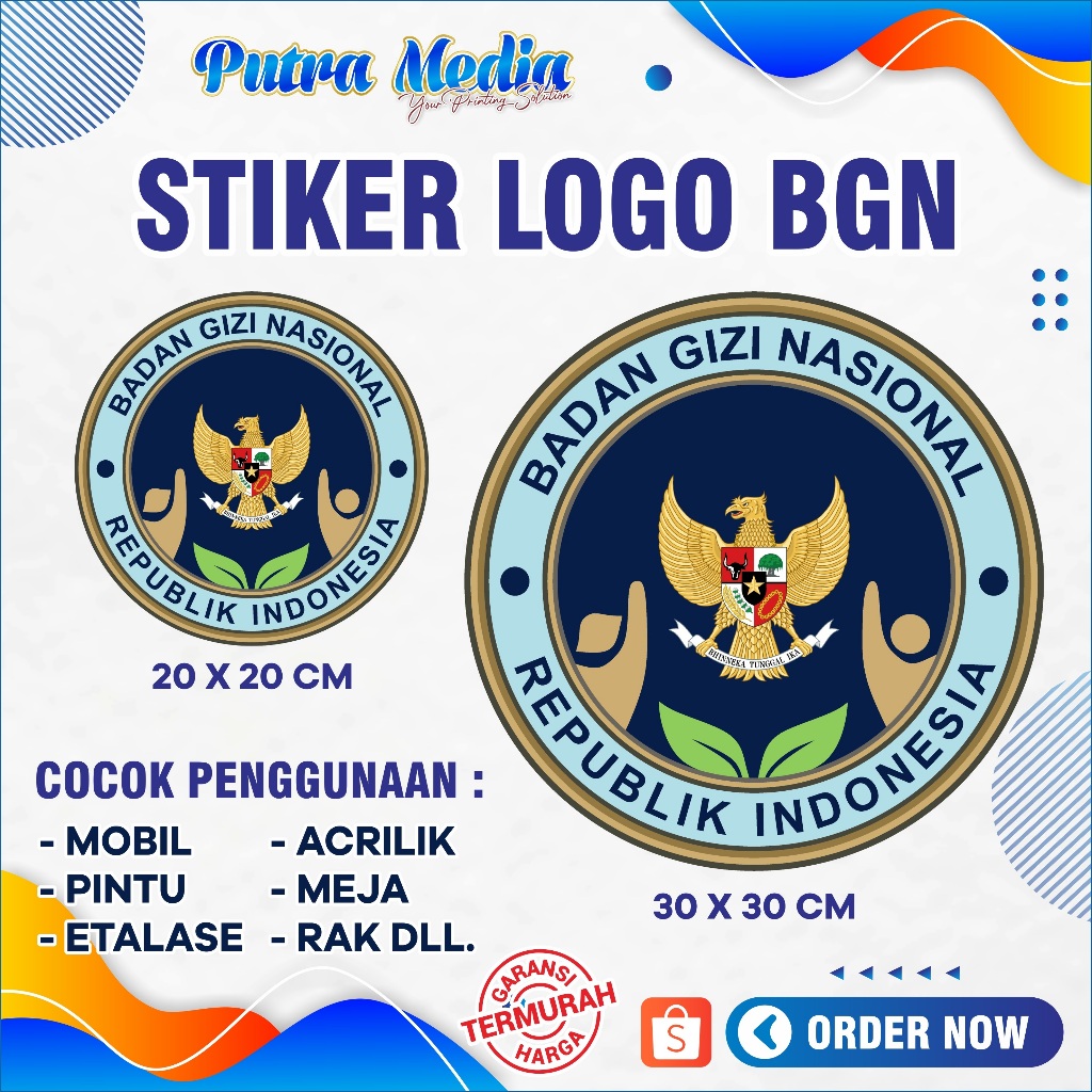 

Stiker SPPG / Stiker Logo BGN / Badan Gizi Nasional Murah Terbaik