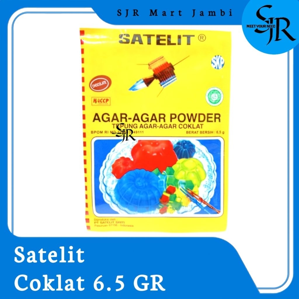 

[Powder] Satelit Bubuk Agar-agar Coklat Satuan 6.5gr