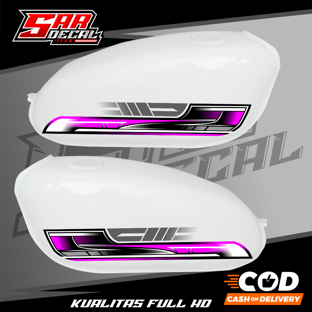 Striping CB 100, CB 125 SE, CB Sultan, CB Doraemon - Press CB 125 - striping tangki cb 100 cb 125