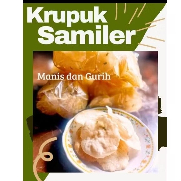 

kerupuk samiler mentah 500 gram