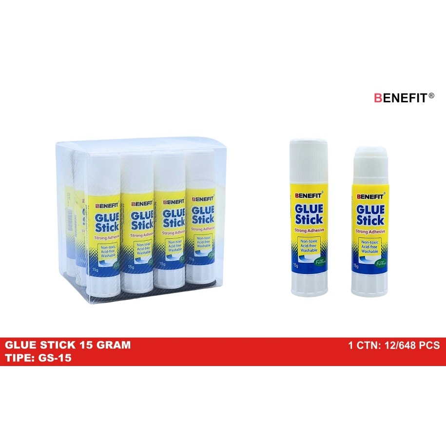 

GLUE STICK BENEFIT 8GR GS-8 - GS-15
