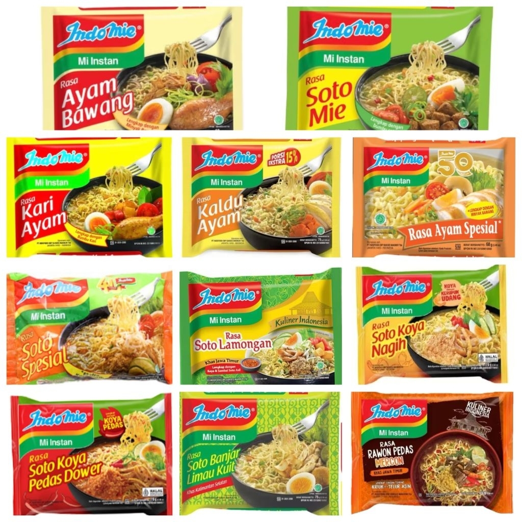 

Mie Kuah INDOMIE All Varian Ecer Grosir