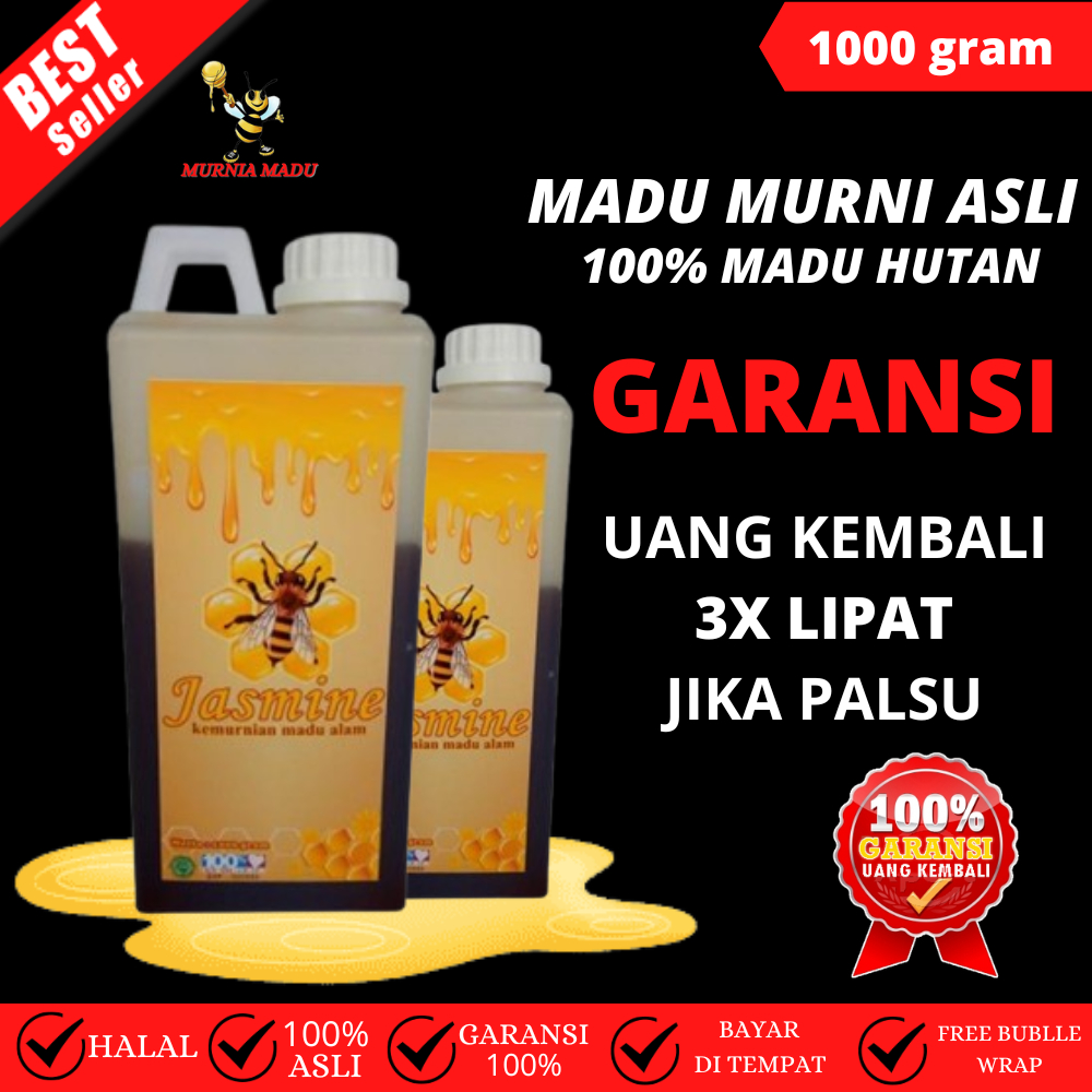

Madu Hutan liar Asli 1kg Original MURNIA MADU