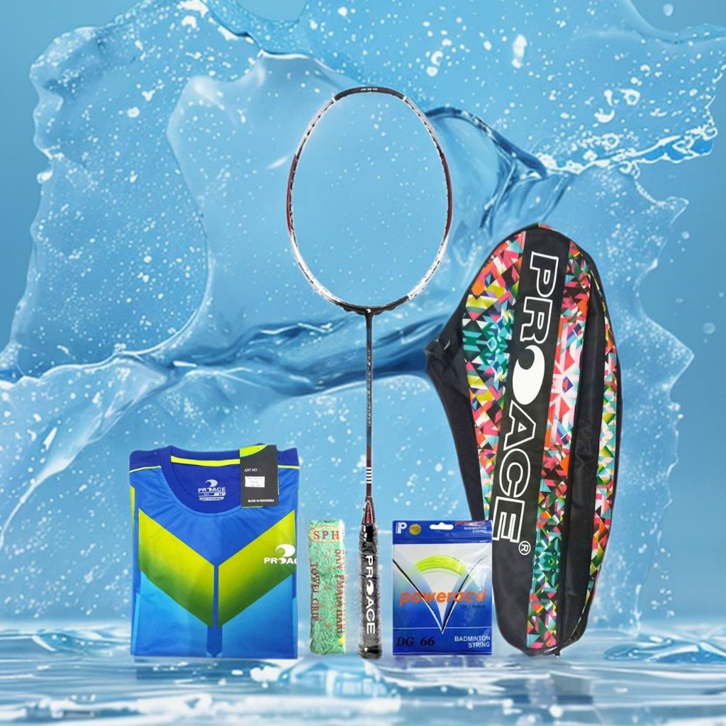 ProAce ABS 1000 Bonus Komplit Raket Badminton ProAce ABS 1000