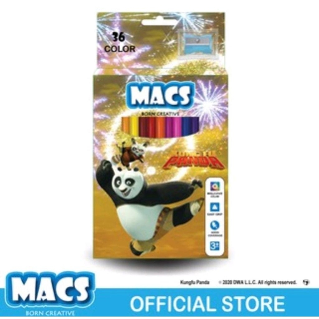 

MACS Pensil Warna Kungfu Panda 36 warna