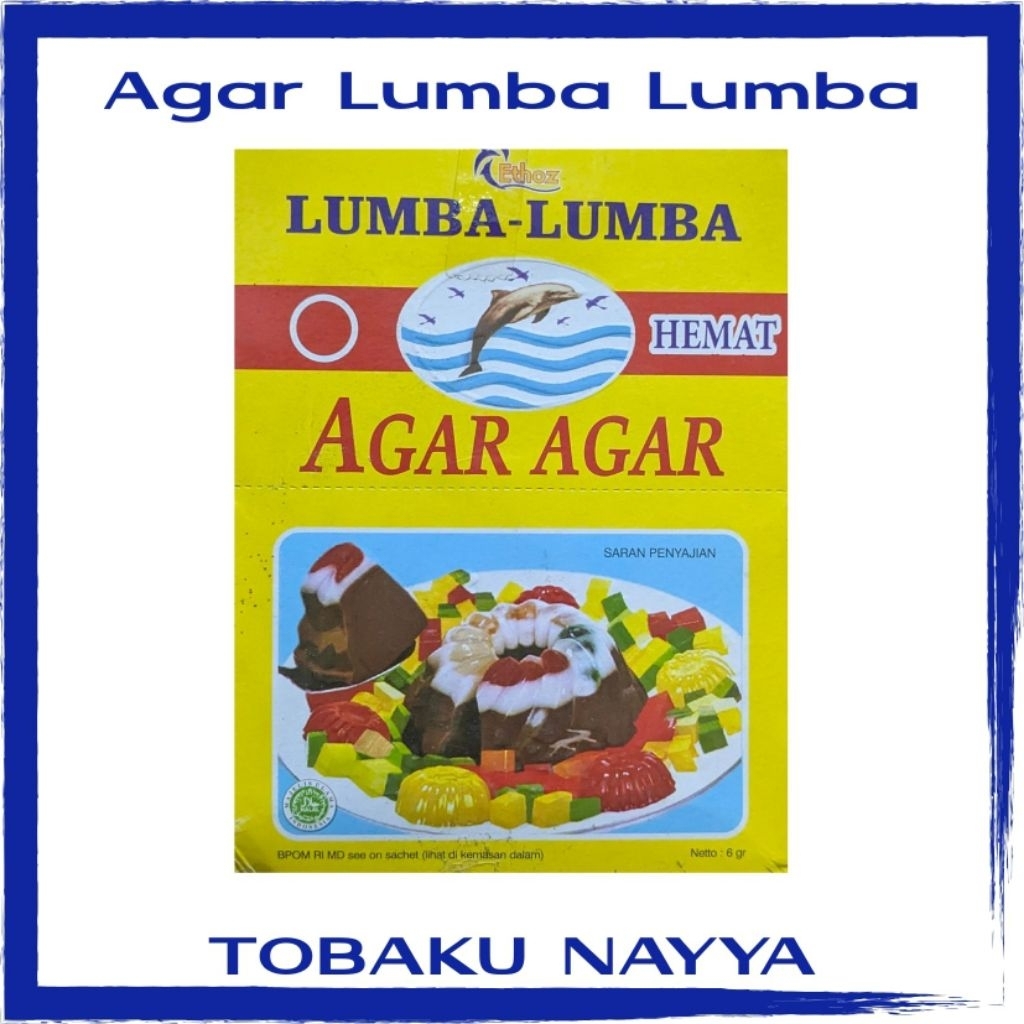 

Agar Agar Lumba Lumba - Agar Agar 6gr