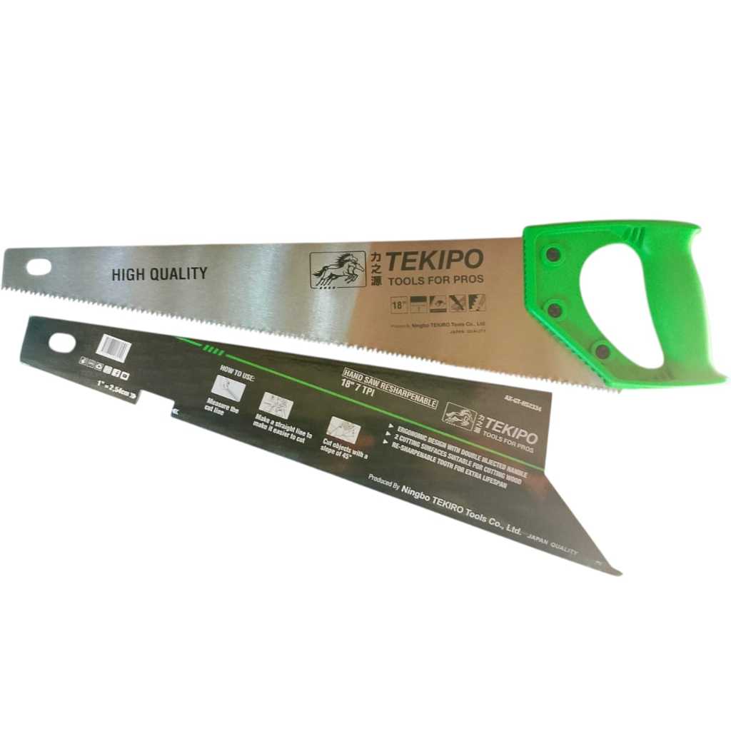 TEKIPO GERGAJI TANGAN MANUAL / GERGAJI KAYU /GERGAJI POTONG KAYU