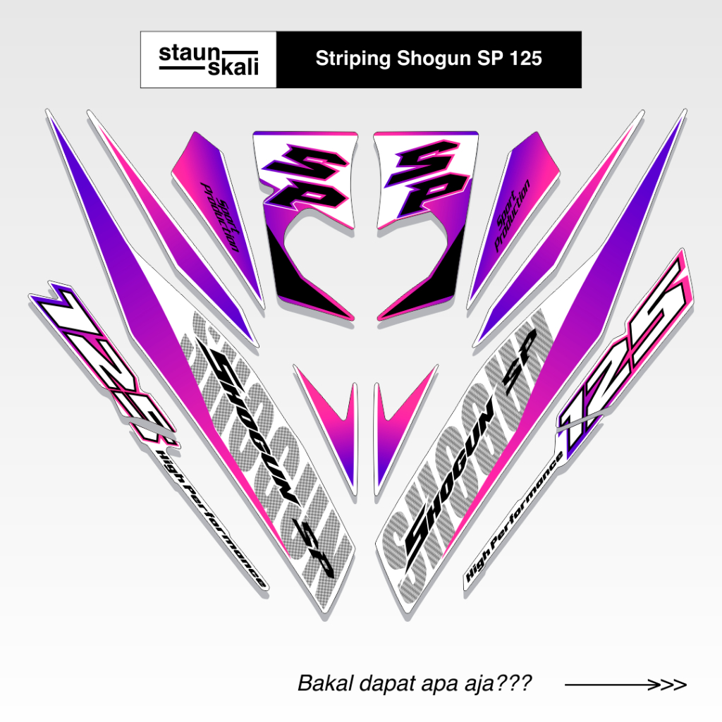 Striping Shogun SP 125 Variasi (18) 2005 2006