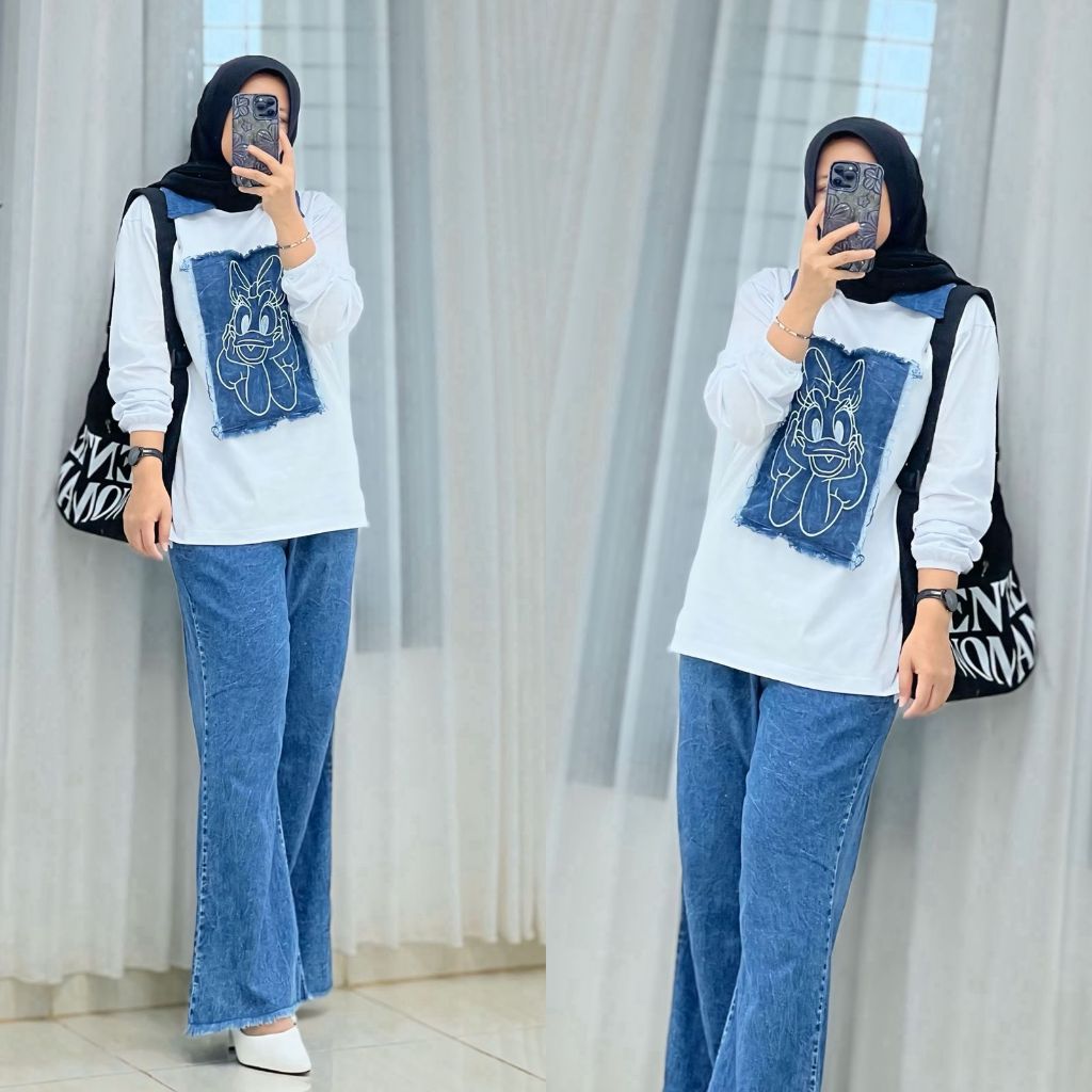 Setelan Jeans Wanita Kekinian Setelan Wanita Terbaru Kekinian Baju Wanita Kekinian