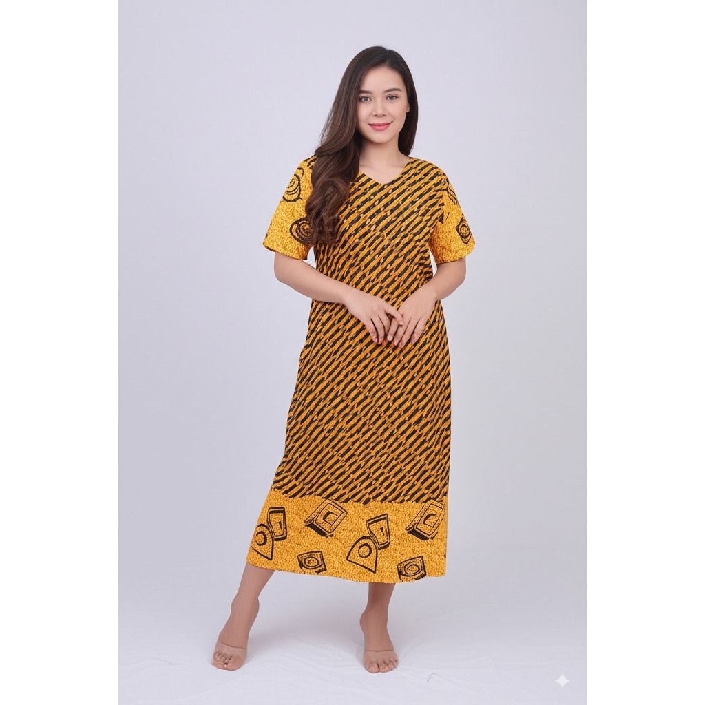 Daster corak kuning