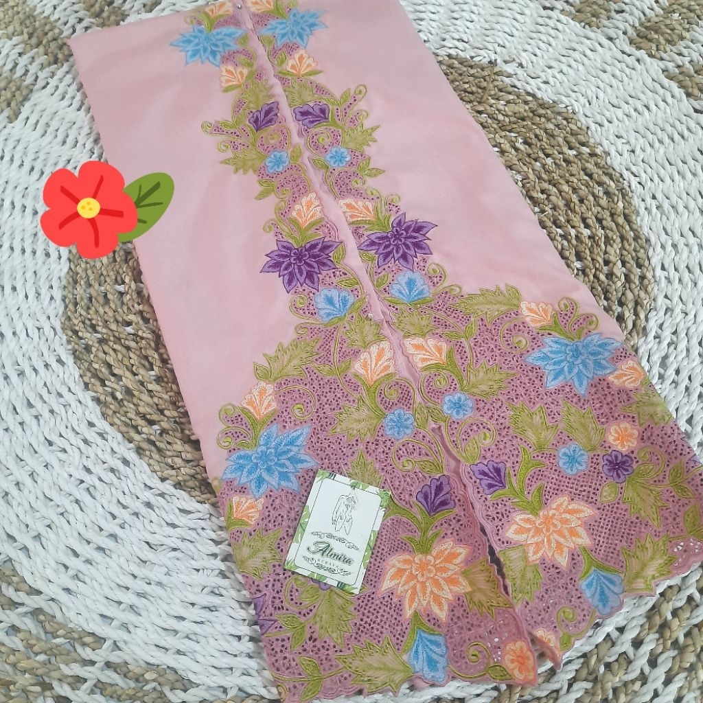 Bahan Kebaya Bordir Manual by Almira Bordir