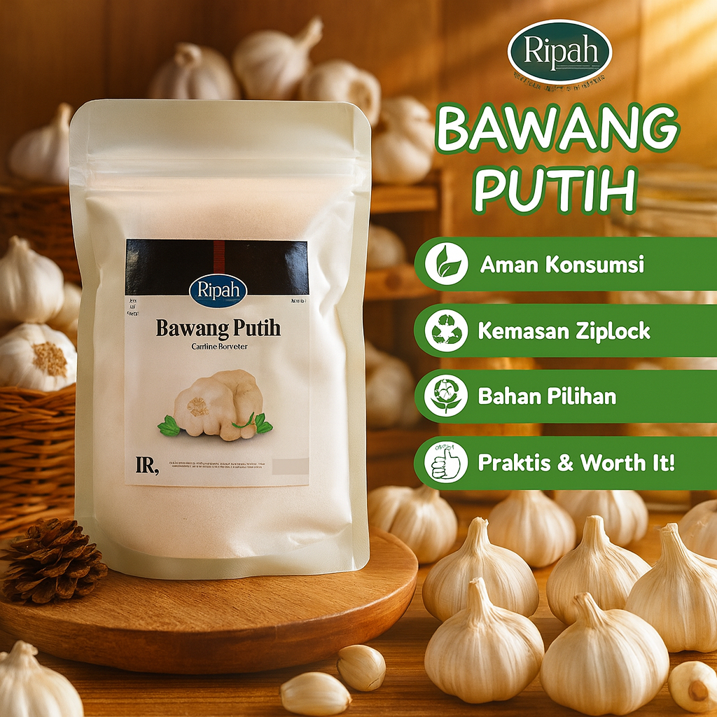 

70gr Bawang Putih Bubuk / Ground Garlic / Rempah / Ripah Rempah PREMIUM QUALITY