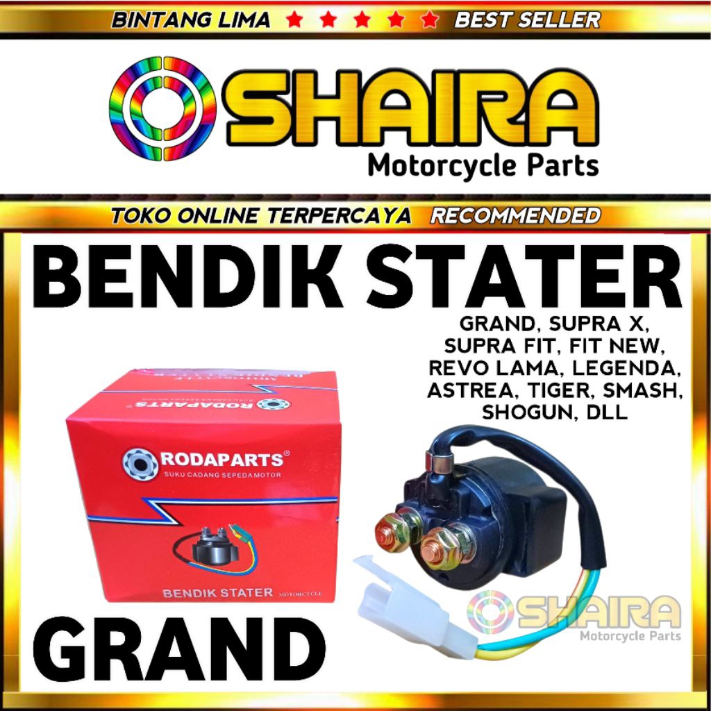 BENDIK STATER GRAND / BENDIK STARTER GRAND / SUPRA X / SUPRA FIT / REVO LAMA / SMASH / SHOGUN / BEND