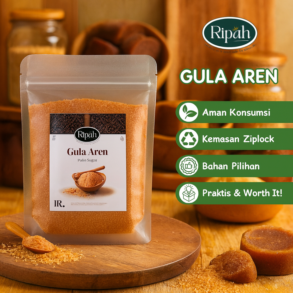 

80gr Gula Aren / Palm Sugar / Ripah Rempah PREMIUM QUALITY