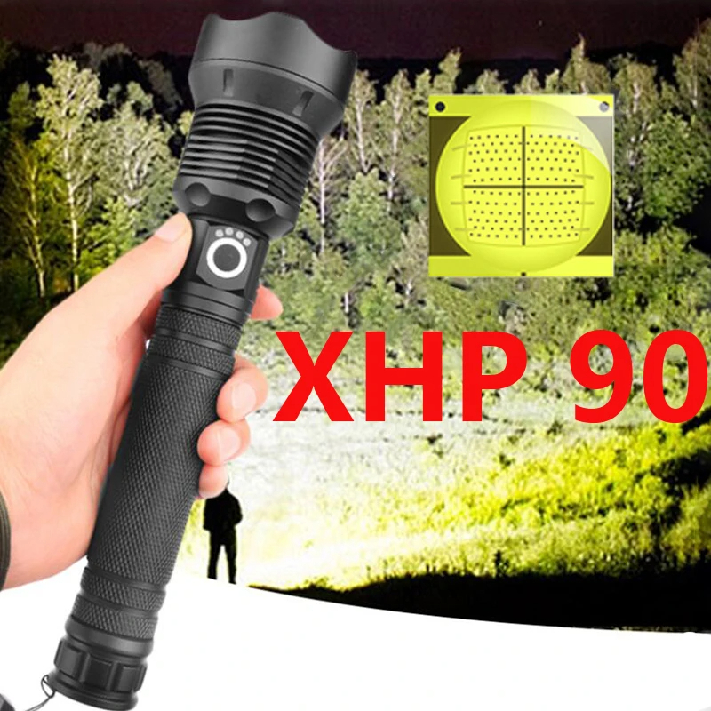 SENTER LED SUPERTERANG XHP90.2 WATERPROOF SENTER LED XHP90.2 USB RECHARGEABLE WATERPROOF
