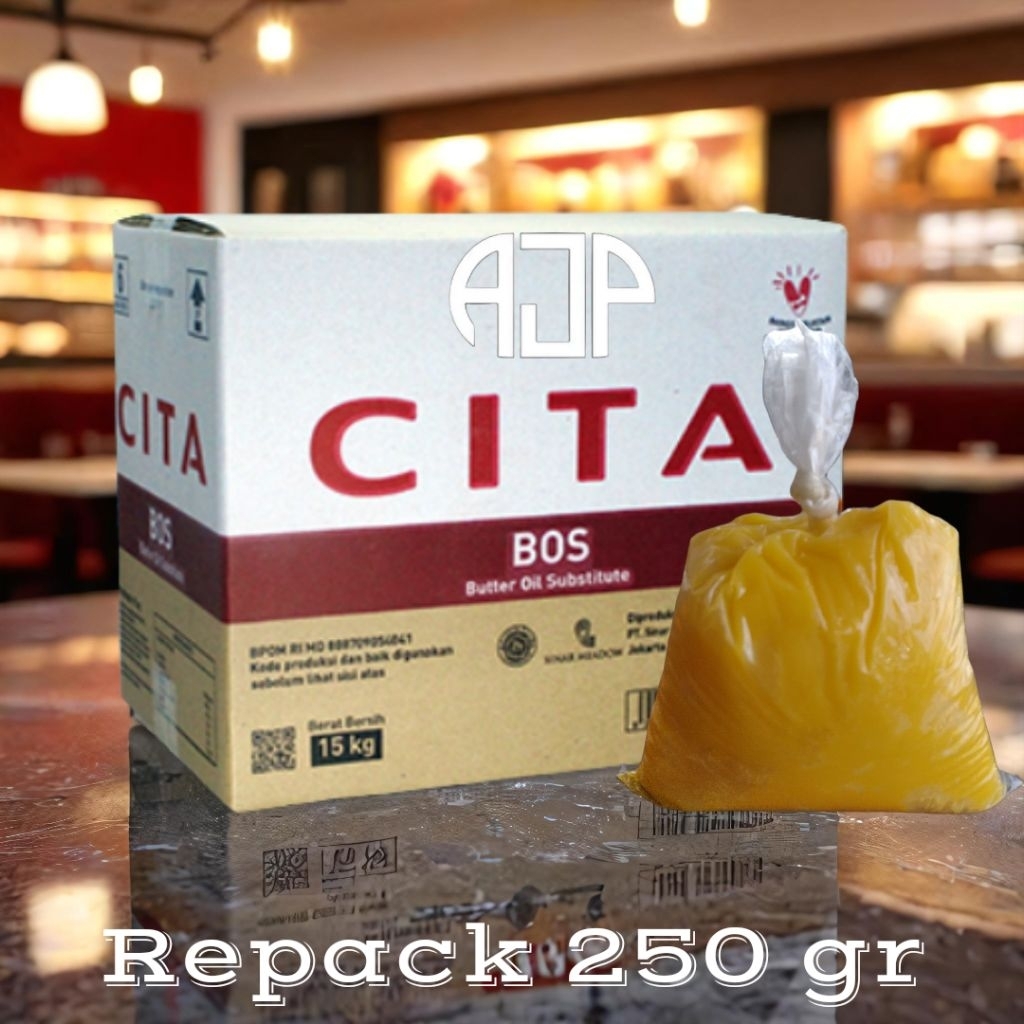 

CITA BOS (Butter Oil Substitute) / Pengganti Minyak Mentega | Repack 250 gr