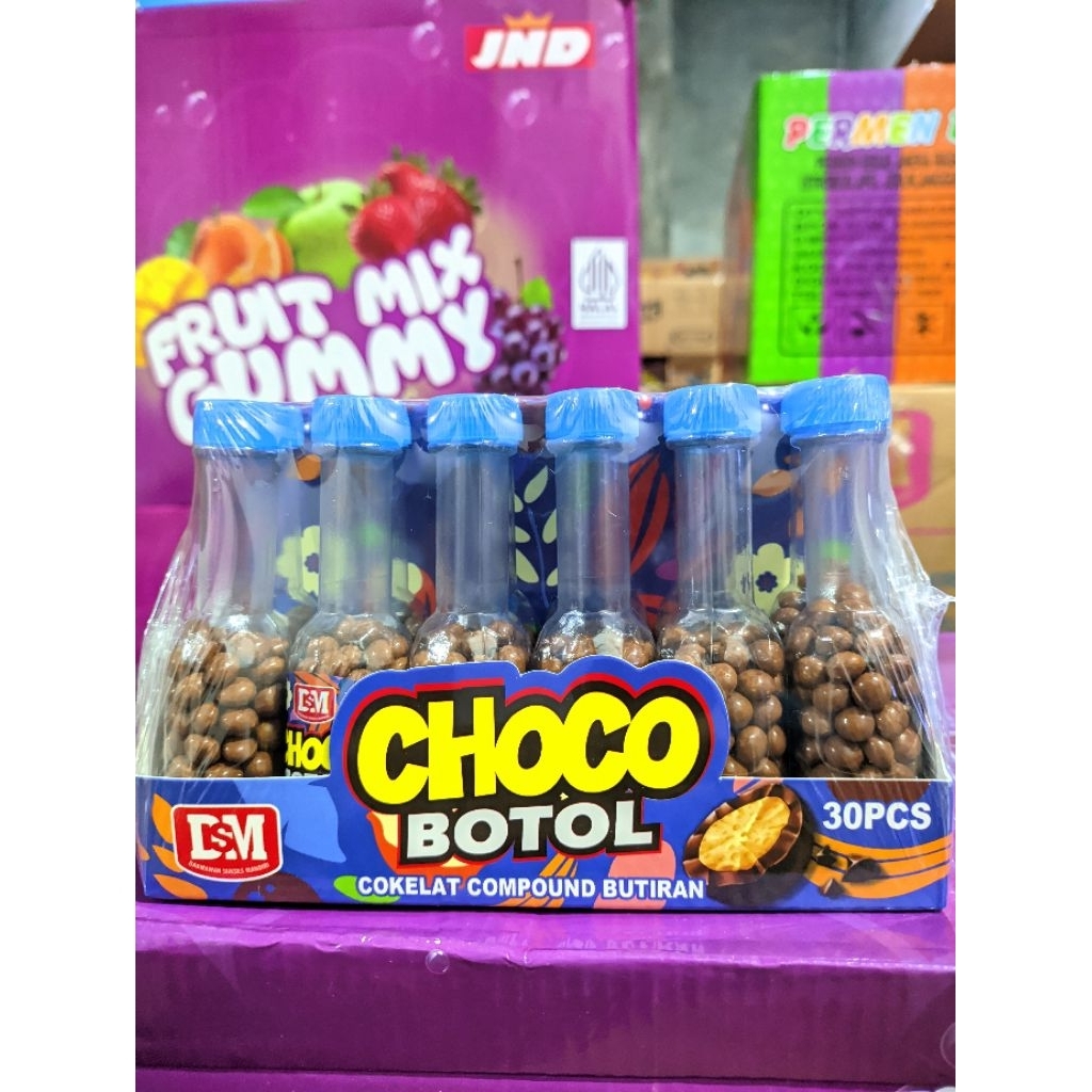 

dsm permen butiran coklat bentuk botol cola viral isi 30pcs