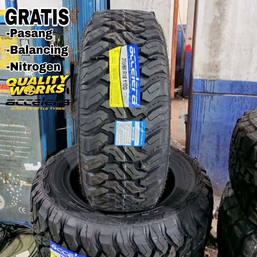 BAN MOBIL MT 265 60 R18 ACCELERA MT-01 - BAN OFFROAD MOBIL HILUX FORTUNER PAJERO
