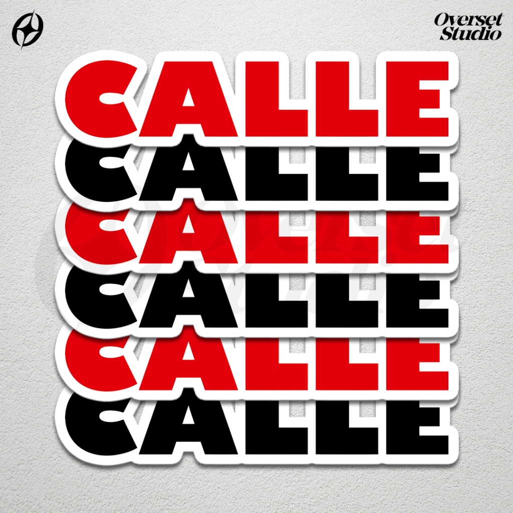 

(GRATIS ONGKIR & COD) Sticker Brand Logo Calle Calledelarache / Stiker Calle Brand Lokal / Sticker Brand Snsb x Calle Hypebeast Streetwear / Sticker Calle Snsb Chmb Preface / Sticker Vinyl Glossy / Sticker Aesthetic / Stiker Satuan / Stiker Tumbler
