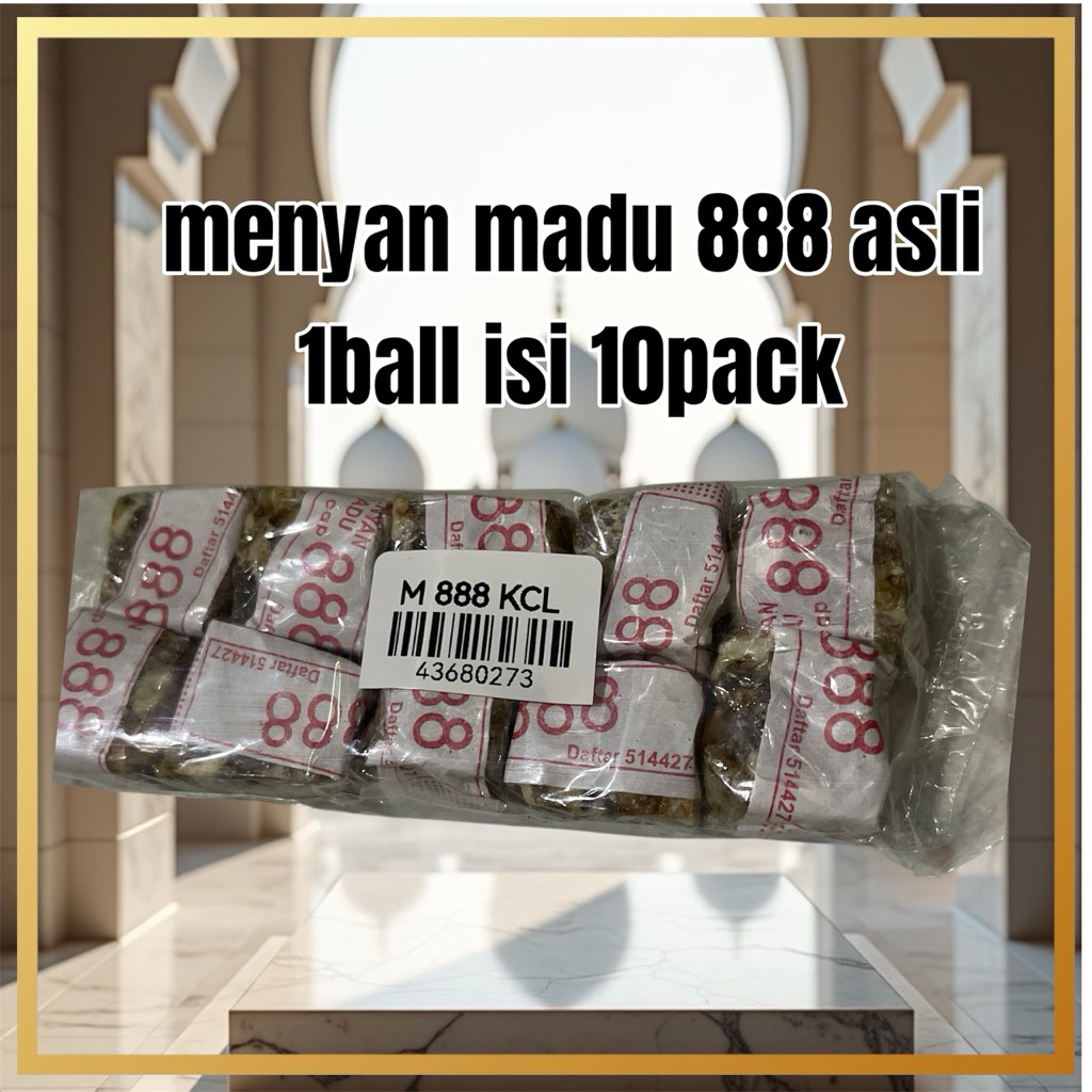 menyan madu 888 original asli besar 1ball isi 10pack