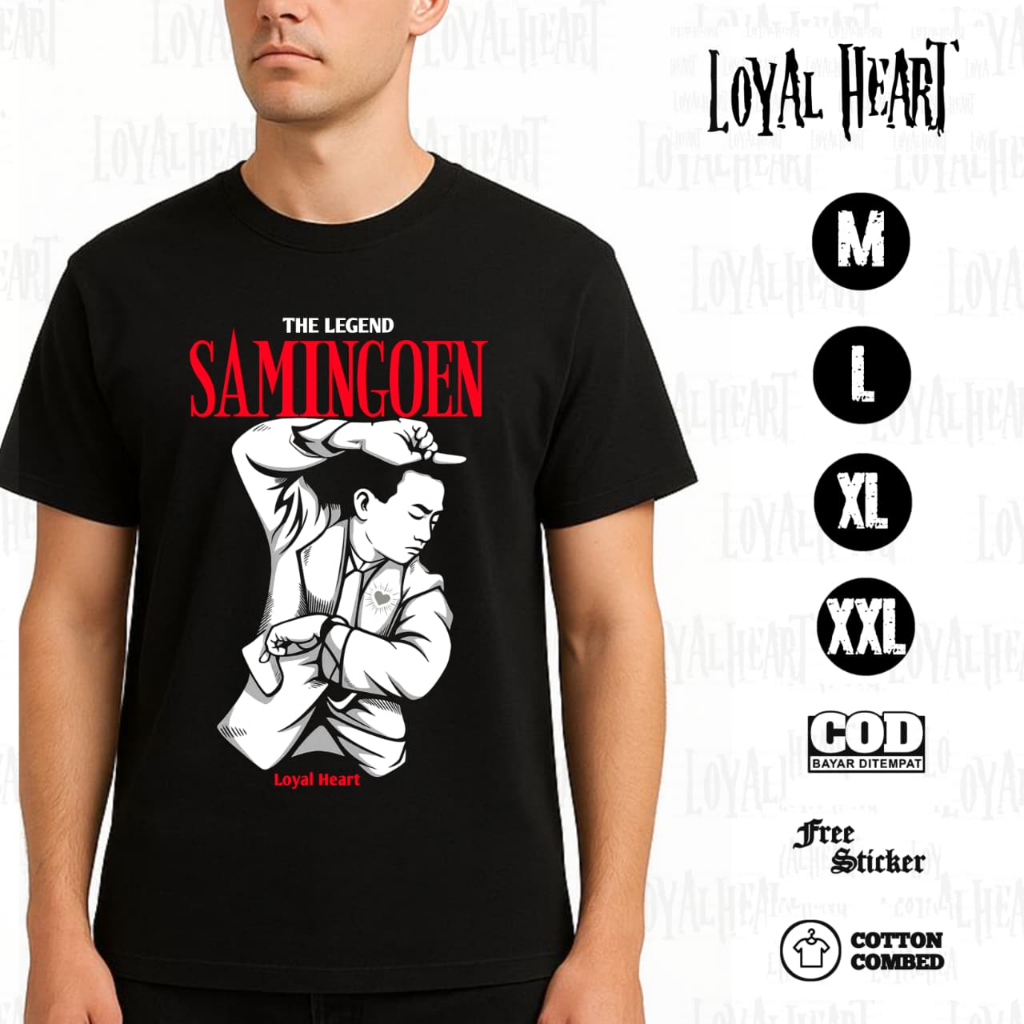Loyal Heart Kaos The Legend Samingoen Psht Sh Terate Lawasan Combed