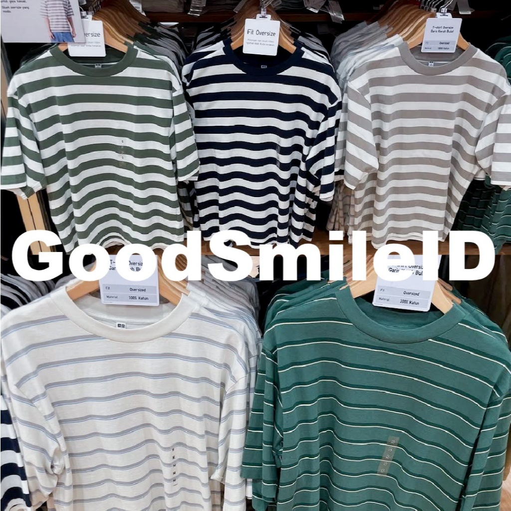 SALE Men T-Shirt Oversized Stripe Garis Lengan Half 1/2 Raglan Ringer Bicolor Pendek Kaos Oversize P