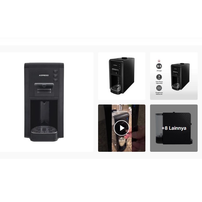 Acepresso Coffee Maker Capsule 3 In 1