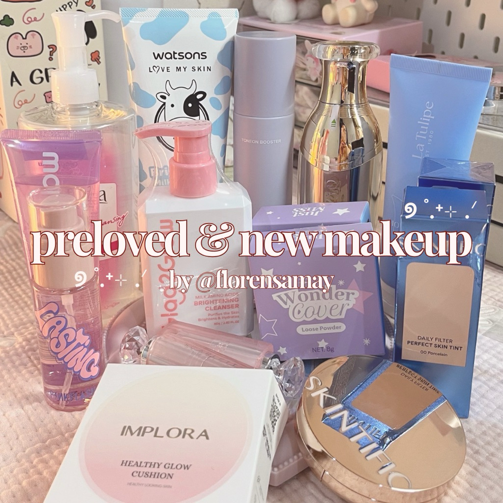 flo’s new makeup & skincare (BARU TIDAK PERNAH DIPAKAI)