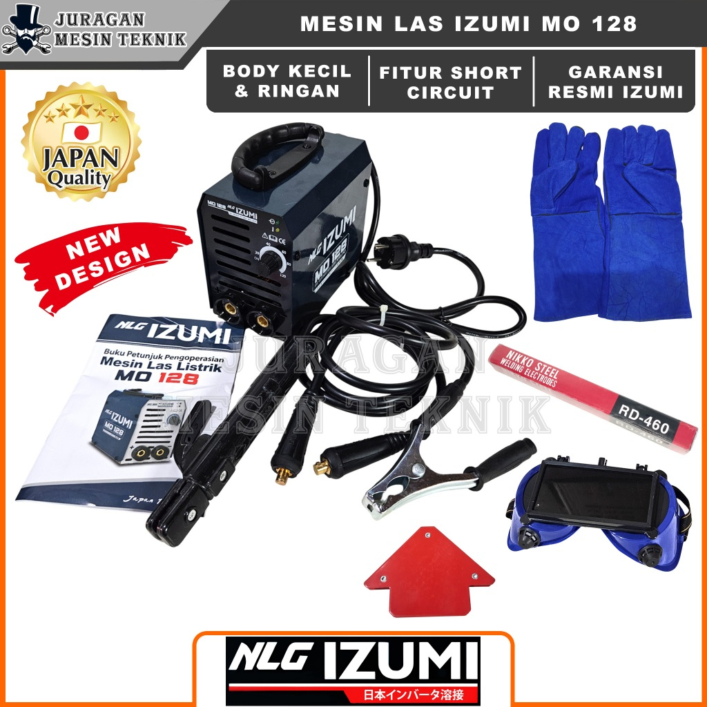 Paket Komplit Mesin Trafo Las Izumi MO 128