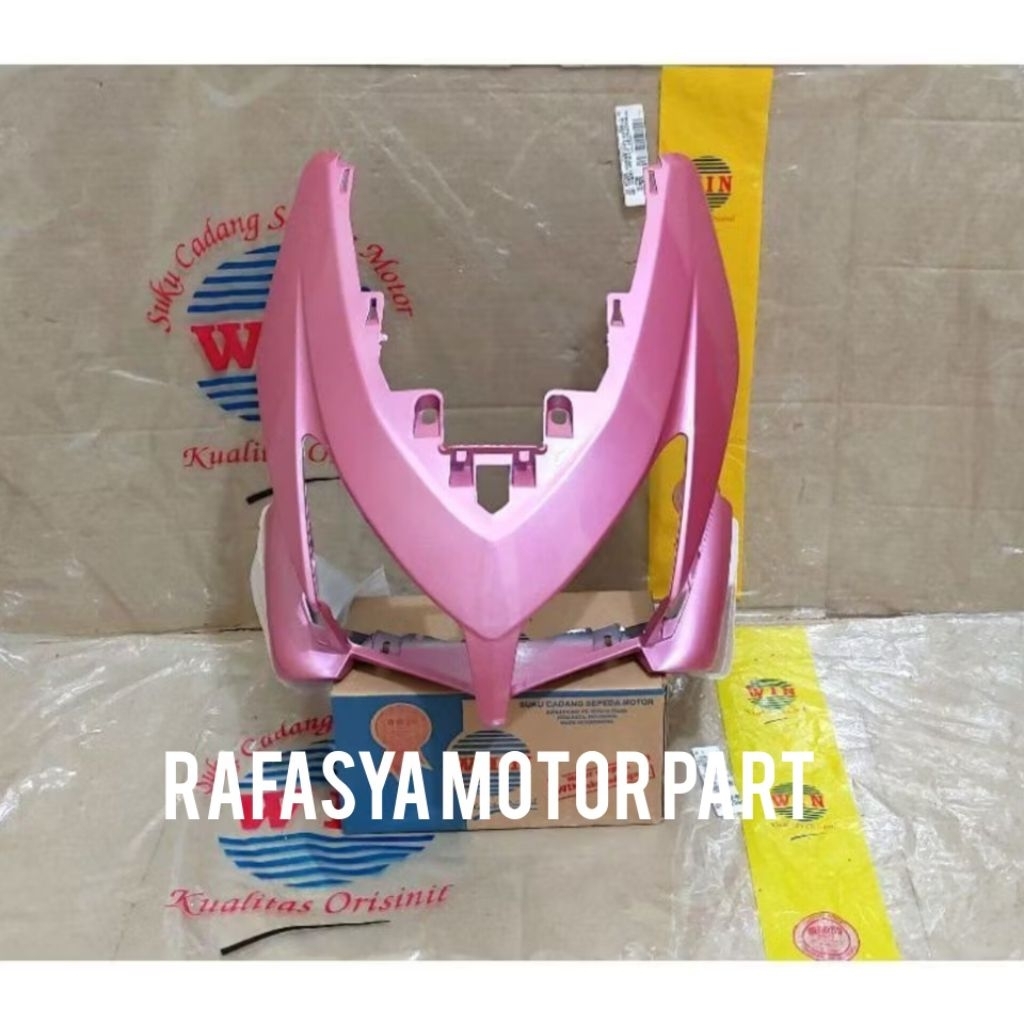 Cover tameng panel depan honda vario 110 cw tameng vario karbu 110 warna pink