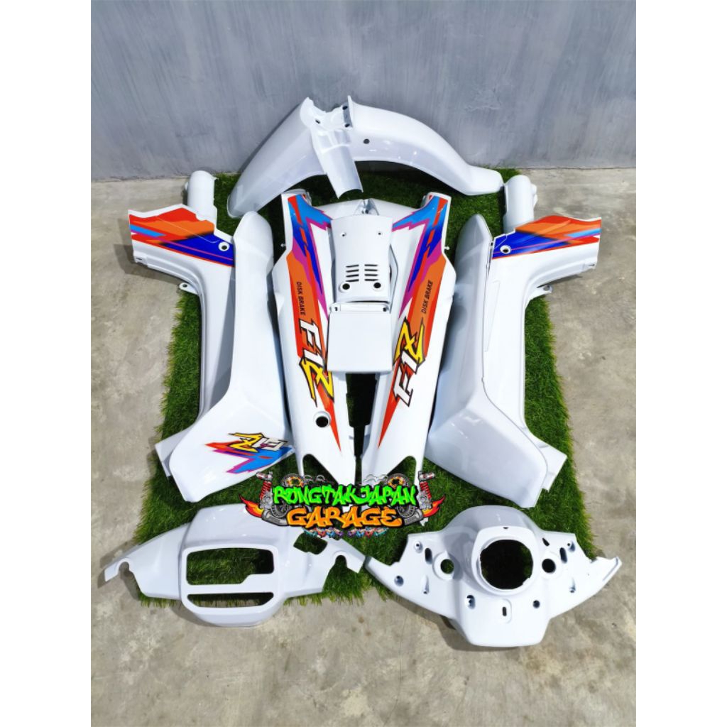 Full Set Bodi Halus Force 1 Foswan Albino Full Putih Cover Body Force 1 Foswan /F1Z Lama Albino Full