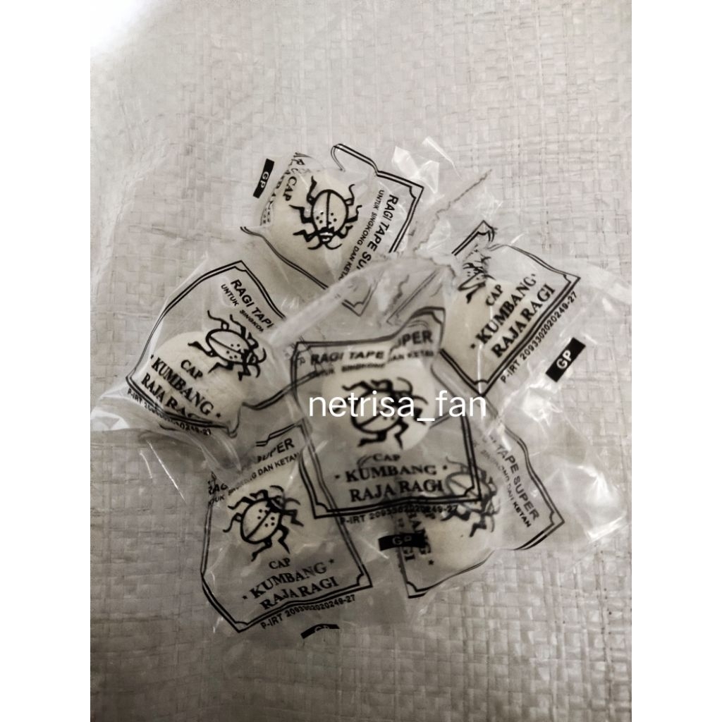 

Ragi Tape Tapai Super Cap Kumbang 1 pcs / Raja Ragi