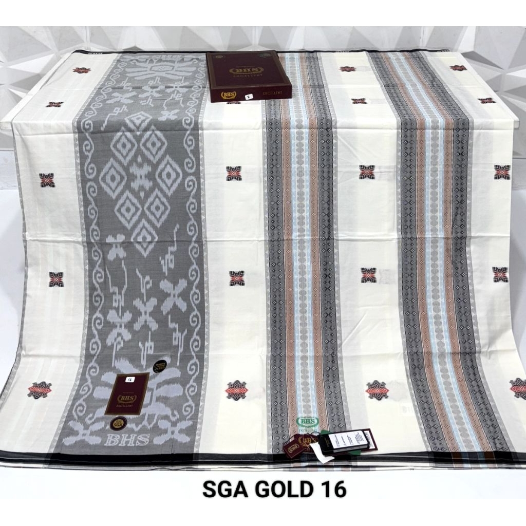 Sarung BHS excellent songket E52 motif MIX kualitas gold