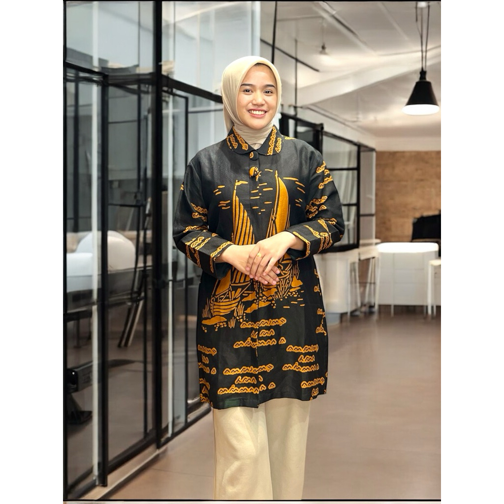 TUNIK LONTARA PEREMPUAN || BATIK LONTARA PEREMPUAN