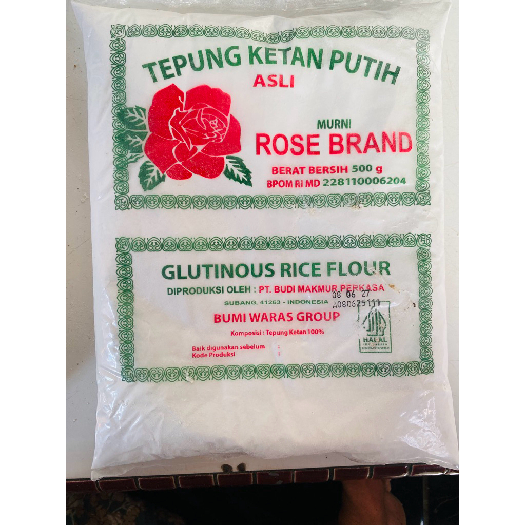 

Tepung ketan Rose brand 500g