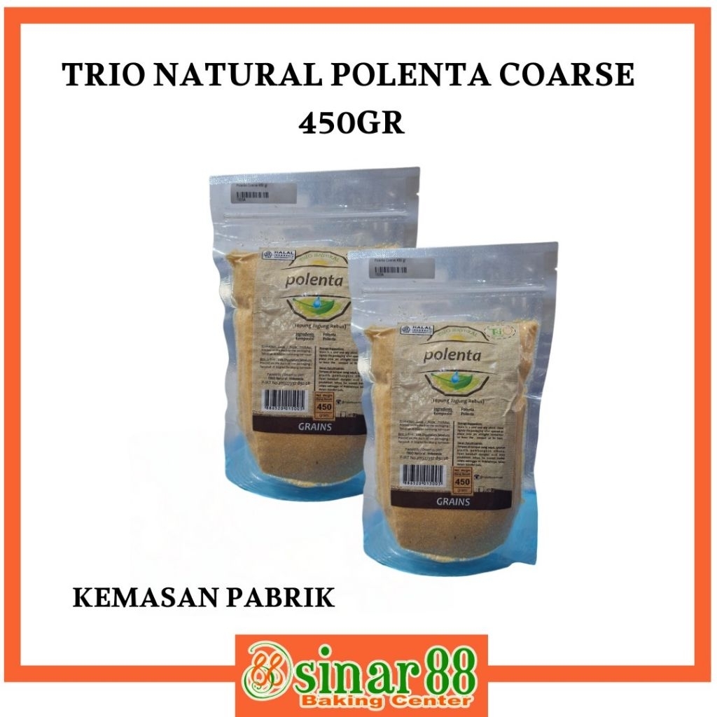 

TRIO NATURAL POLENTA COARSE 450GR