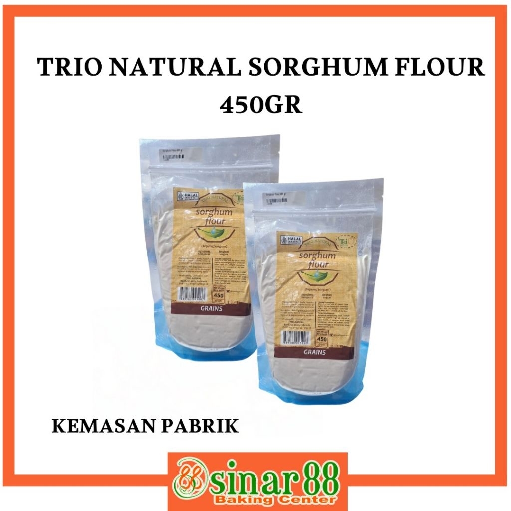 

TRIO NATURAL SORGHUM FLOUR 450GR