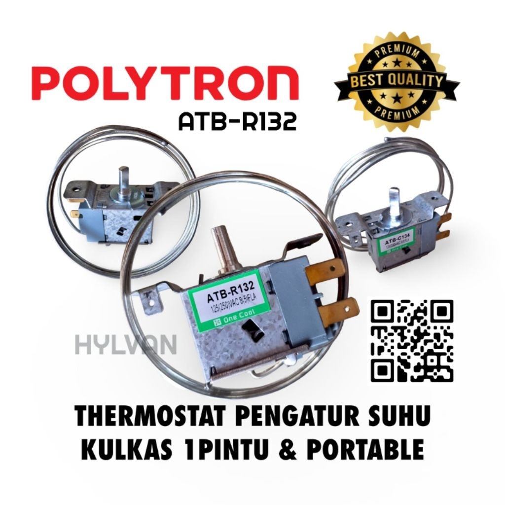 THERMOSTAT | TERMOSTAT PENGATUR SUHU KULKAS 1 PINTU POLYTRON