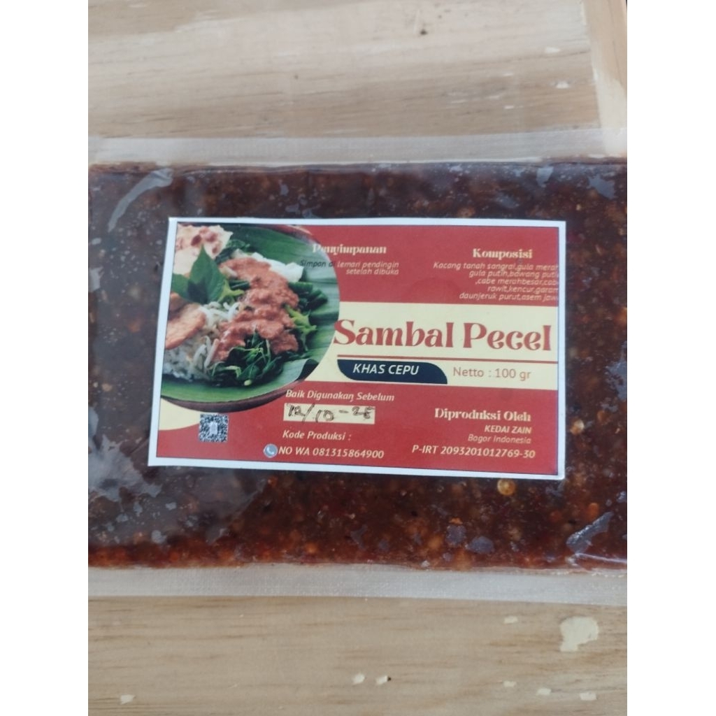 

Sambel Pecel Khas Cepu