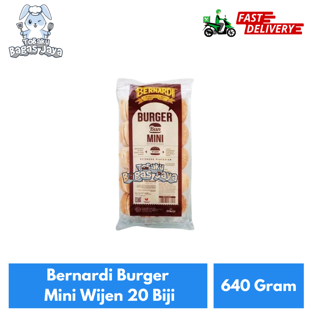 

Bernardi Burger Mini WIjen 20 Biji 640 Gram