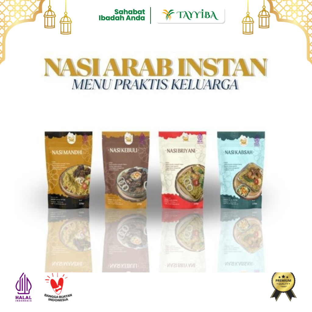 

NEW!!! Beras Basmati 220gr dan Bumbu | Beras Arab | Beras Basmati & Bumbu Siap Masak | Dapoer Al Fatih