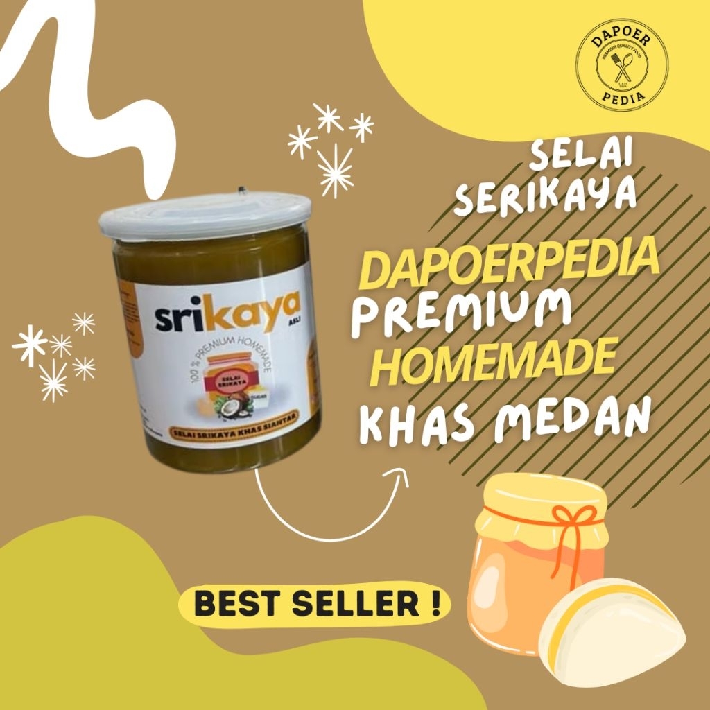 

SELAI SRIKAYA ASLI Homemade Medan Telur Ayam Kampung Premium Halal