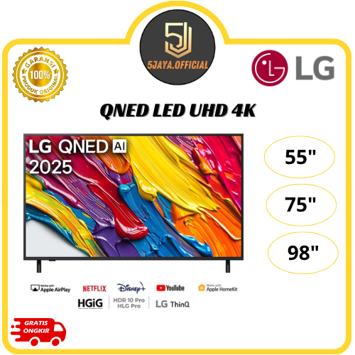 TV QNED LED LG UHD 4K Magic Remotee AI TV 55Inch 75Inch 98Inch - 55QNED82ASA / 75QNED86 / 98QNED89TS