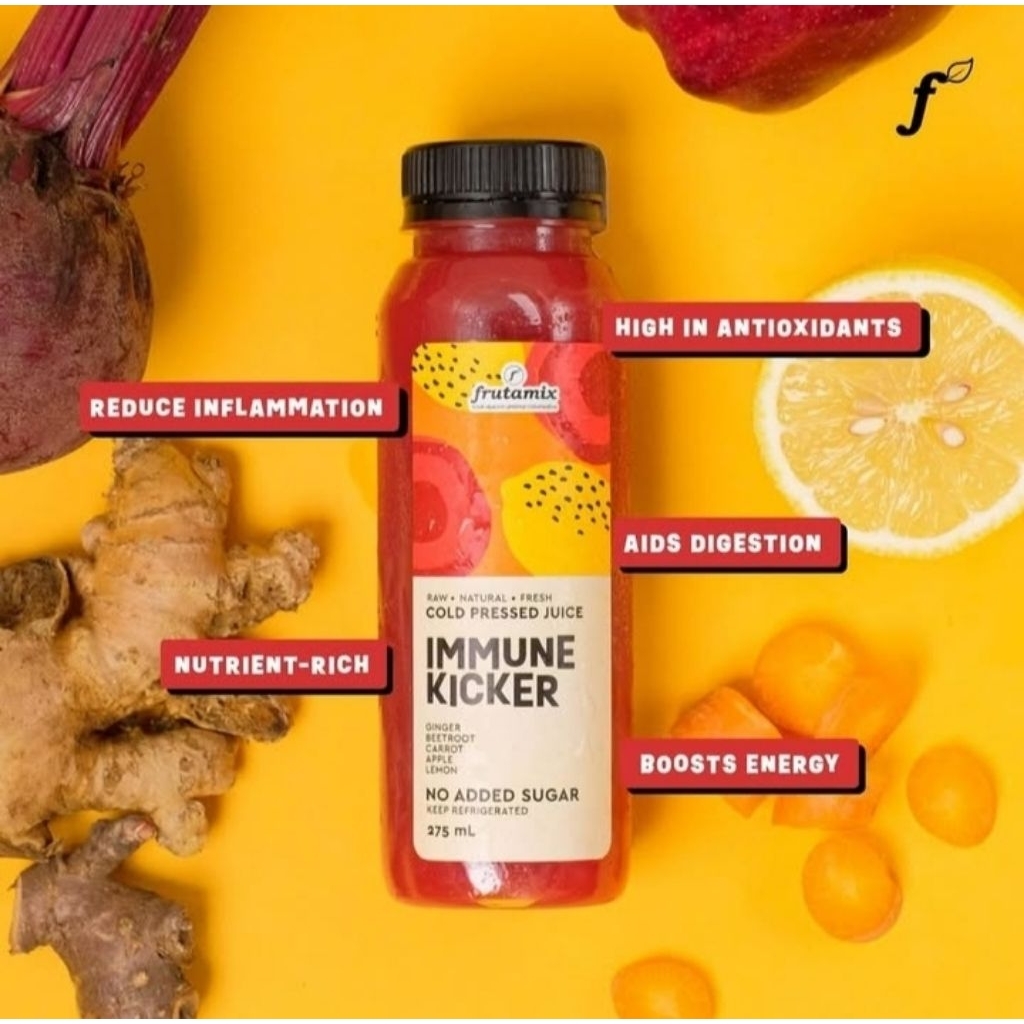 

FRUTAMIX - Immune Kicker Anti Corona (Jahe) Cold Pressed Juice Jus Detox / Diet / Booster / Vitamin