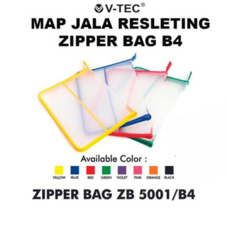 

VTEC ZIPPER BAG TYPE NO. ZB 5001 | MAP ZIPPER MAP PLASTIK RESLETING / Map Resleting