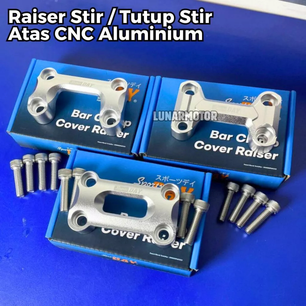 Raiser Triumph Tutup stir BMW Day pnp Ninja R Old Aluminium CNC Import set Baut L Stainles