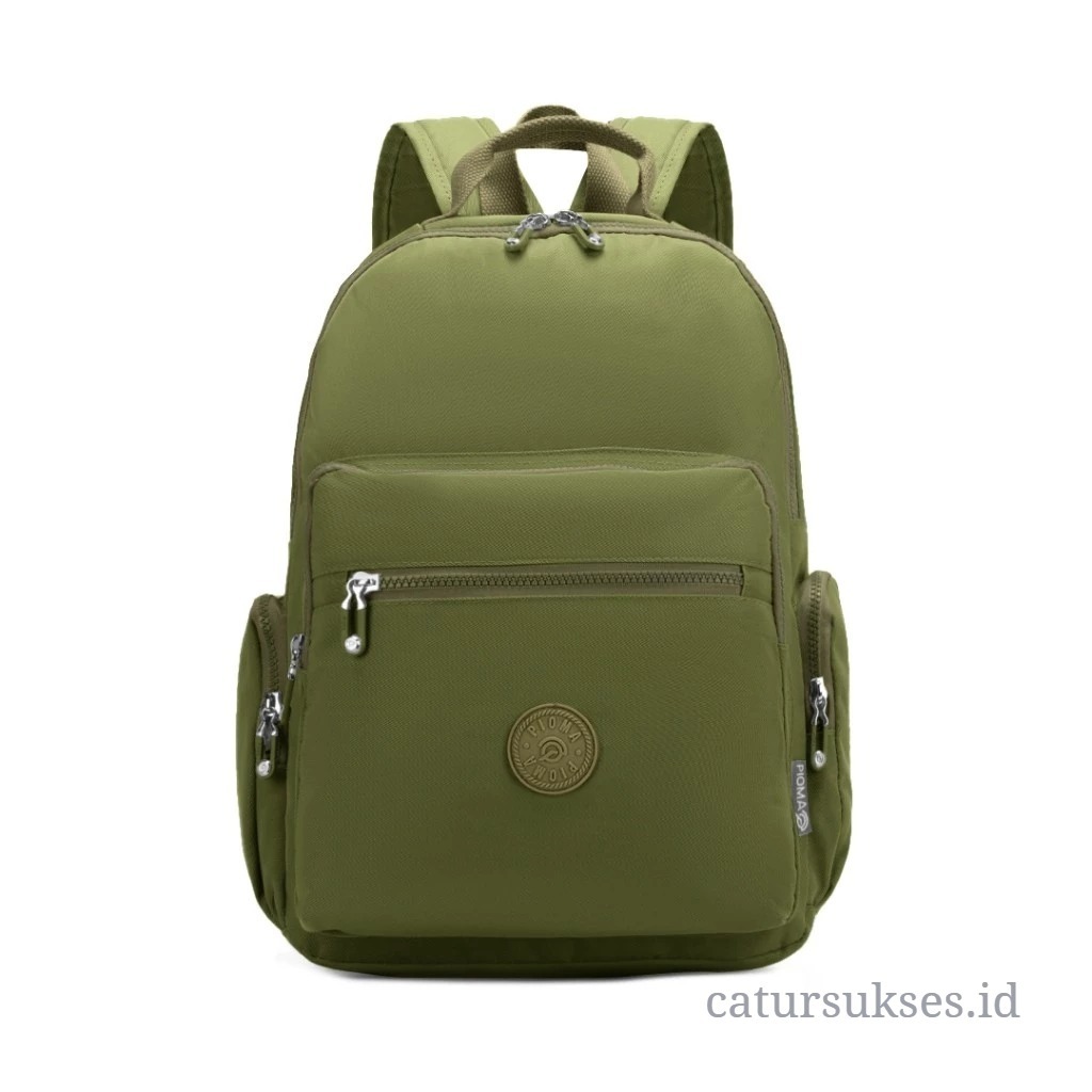 TAS RANSEL WANITA PIOMA BAG ARMY TAS PIOMA FUNGSIONAL FREE LUNCH BAG