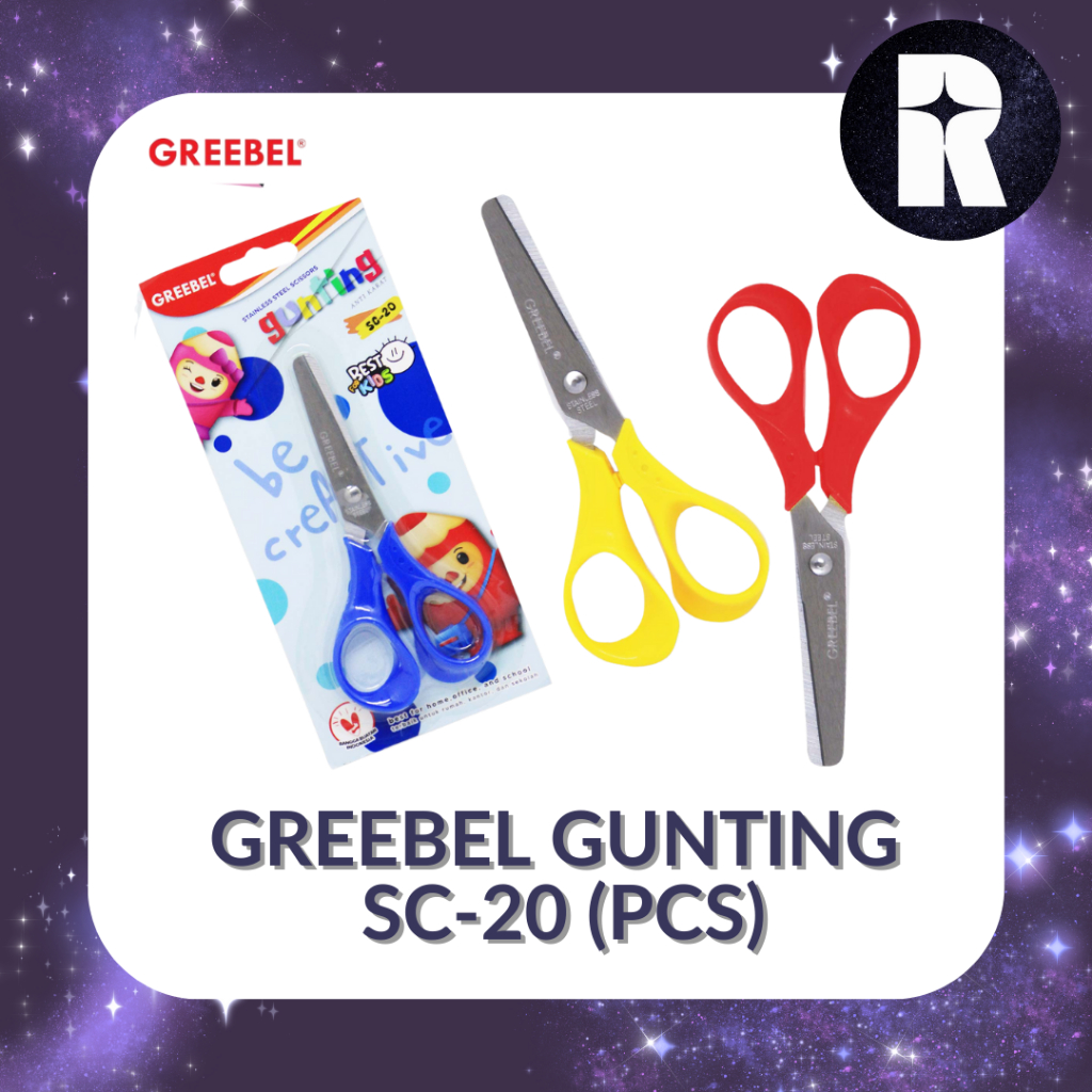 

GREEBEL GUNTING SC-20 / GUNTING ANAK KARAKTER LUCU (PCS)