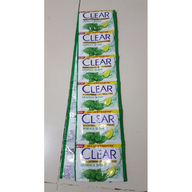 Sampo Clear renceng isi 12pcs ( 1renceng )